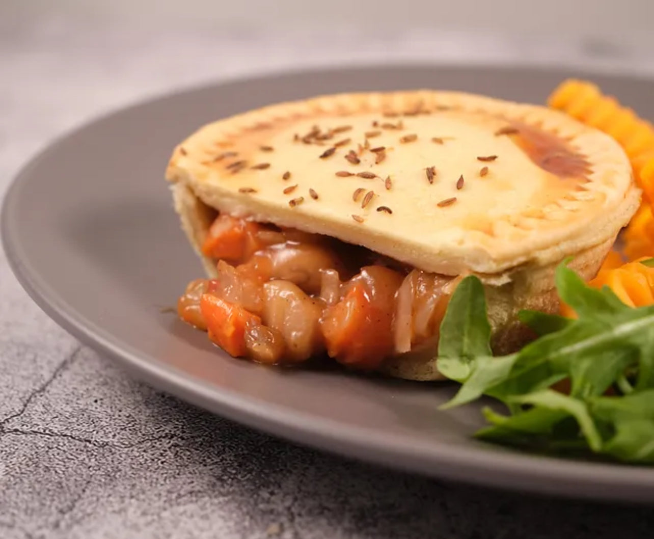 Kentish Mayde Lamb, Mint and potato pie